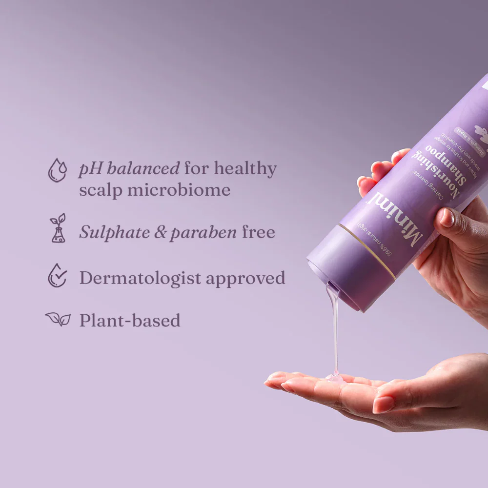 Miniml Nourishing Shampoo Calming Lavender 400ml - Image 3