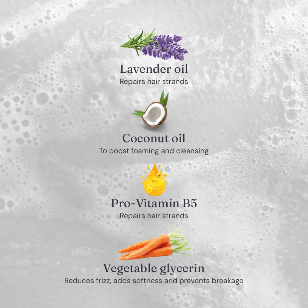 Miniml Nourishing Shampoo Calming Lavender 400ml - Image 4