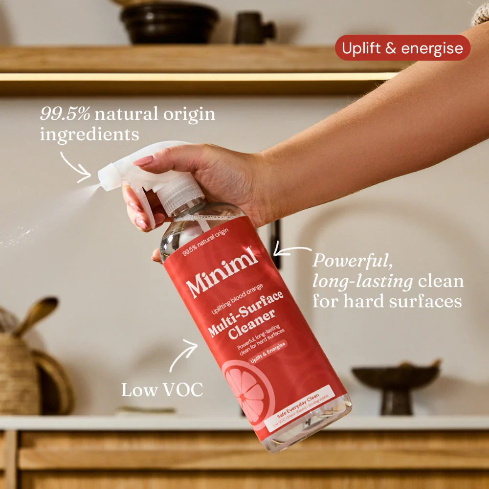 Miniml Surface Cleaner Blood Orange Plastic Spray 750ml - Image 2