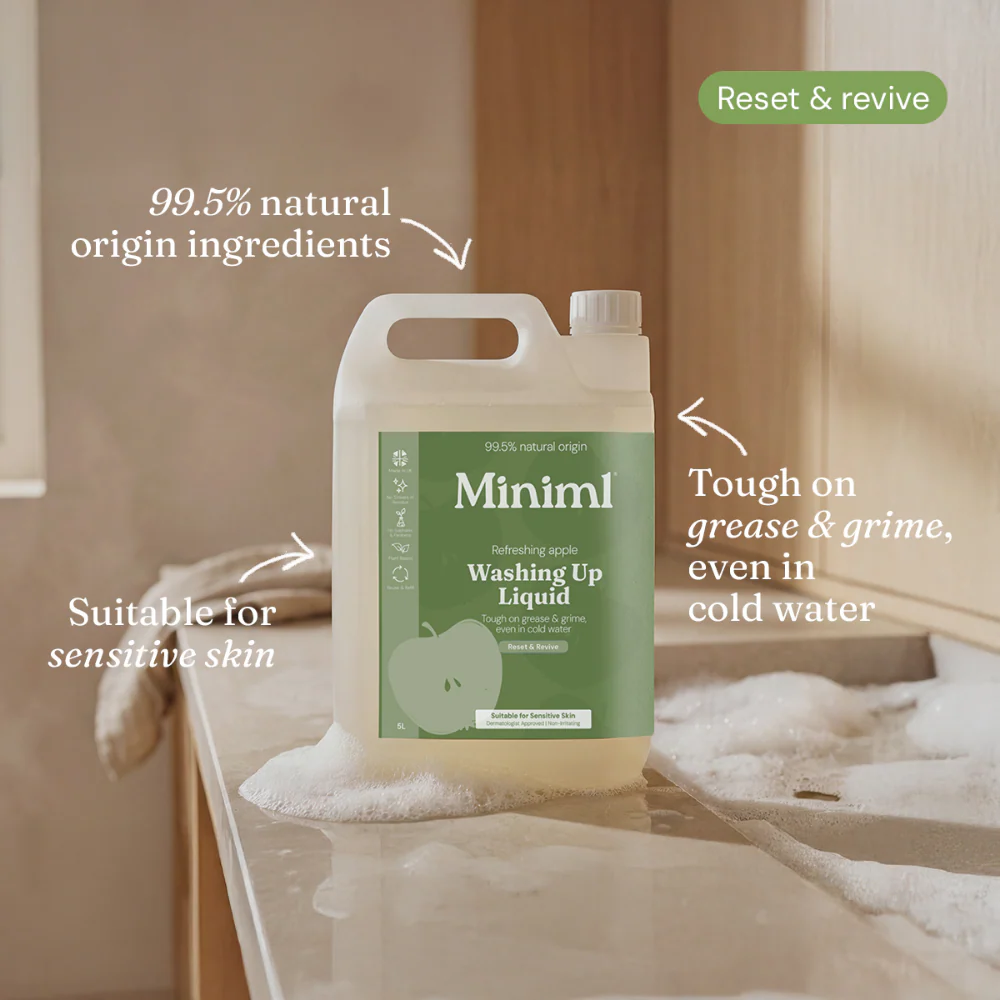 Miniml Washing Up Liquid Apple Orchard 5000ml - Image 2