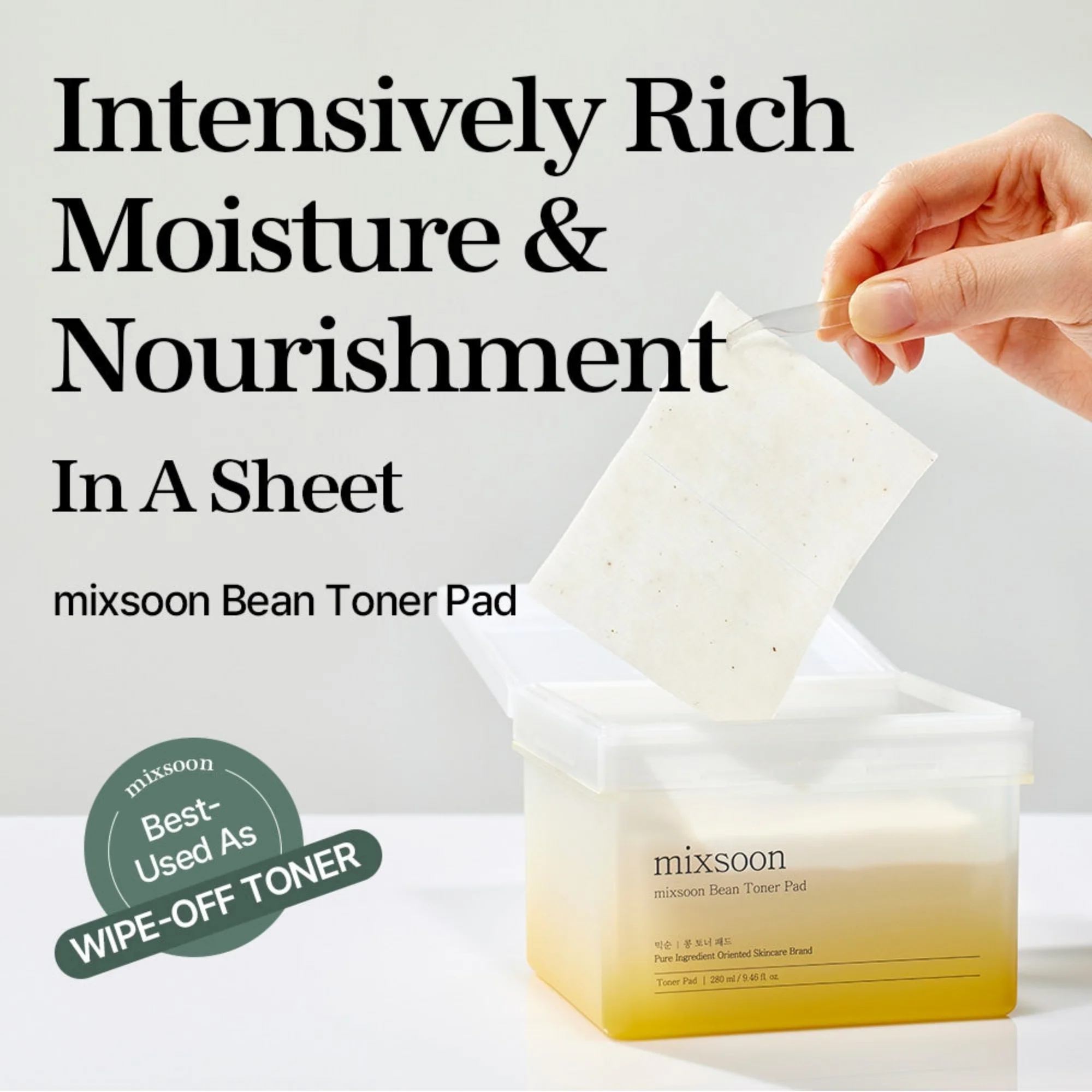Mixsoon Bean Toner Pad 180ml - Image 3