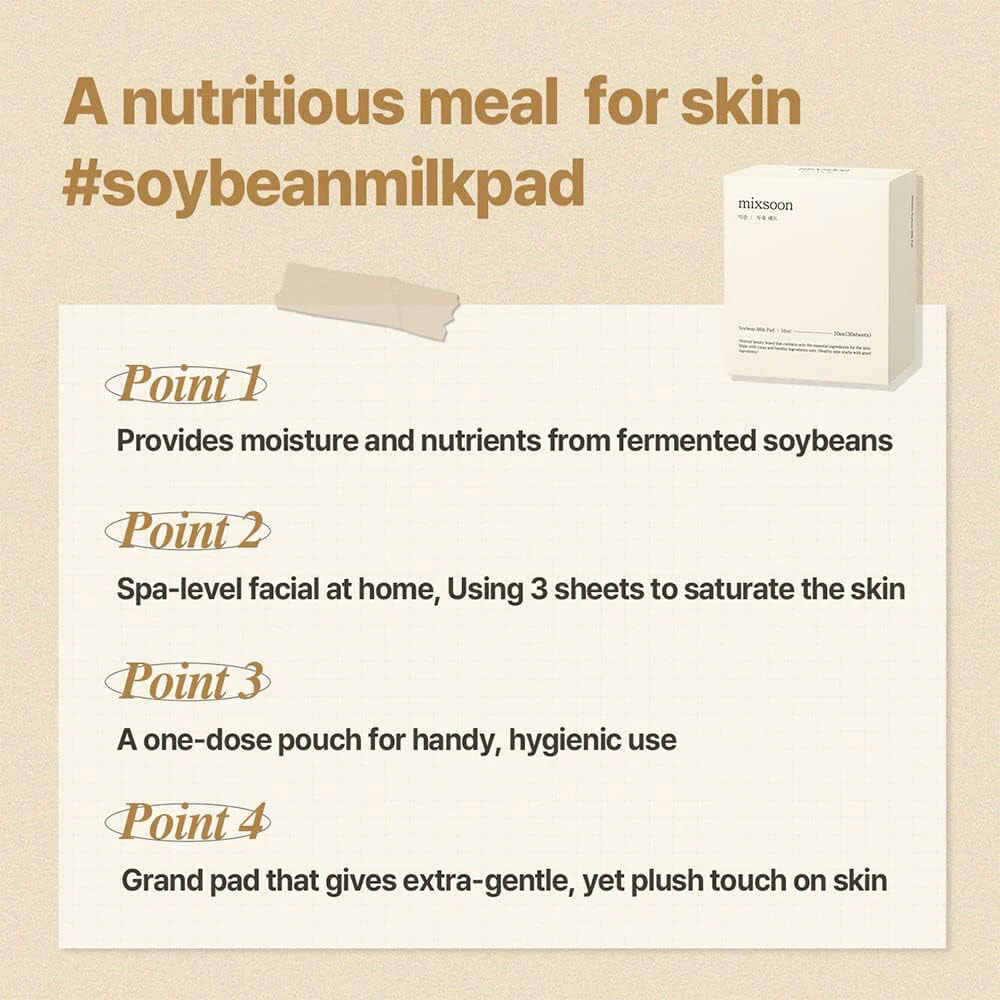 Mixsoon Soy Bean Milk Pad x3 - Image 5