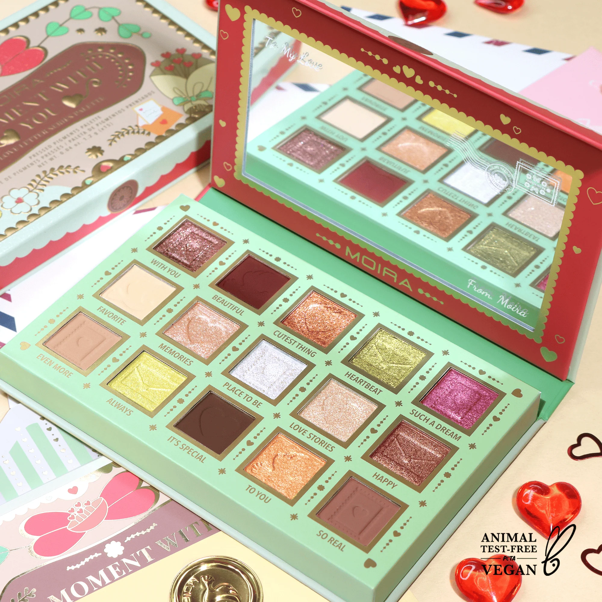 MOIRA A Moment With You 15 Colour Eyeshadow Palette - Image 4