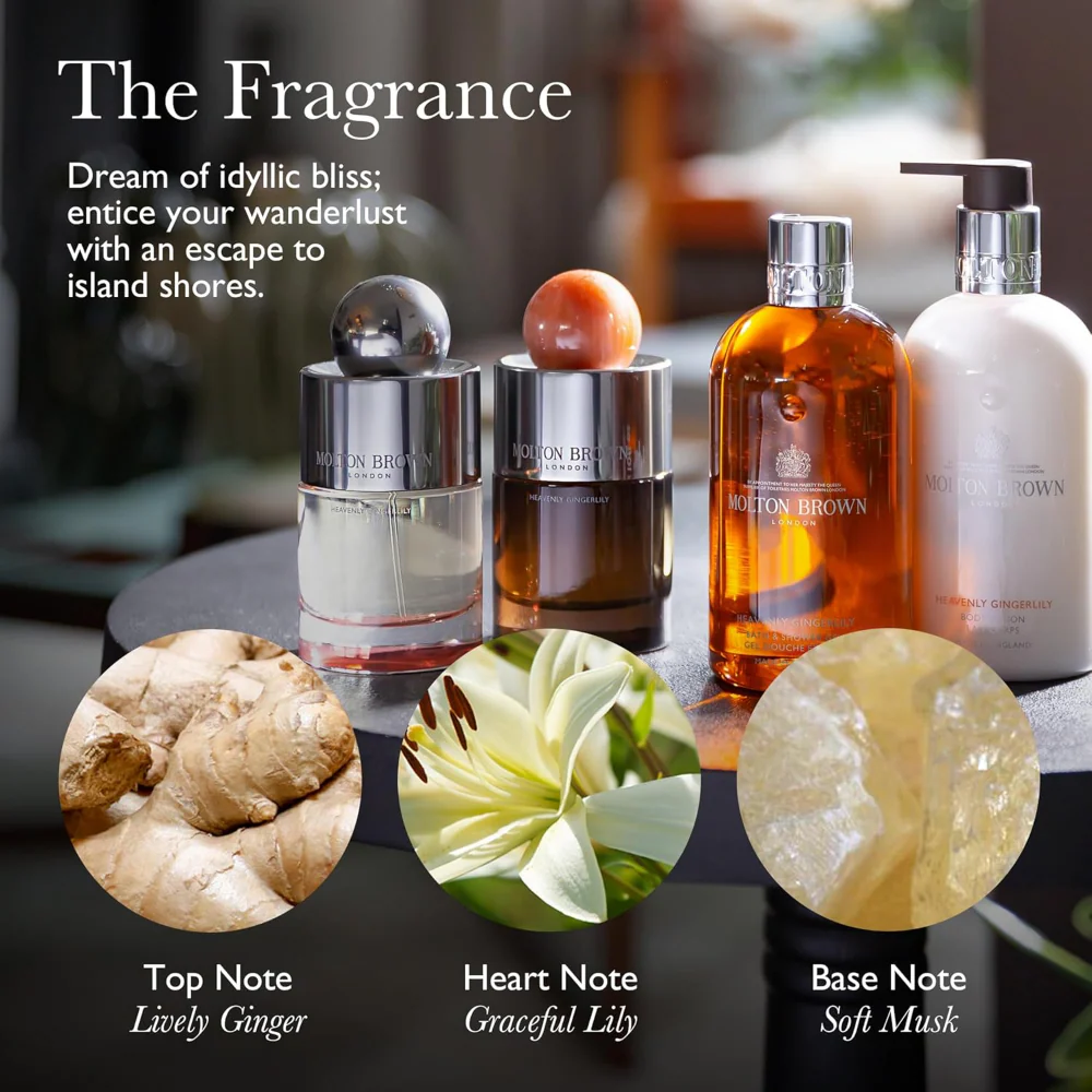 Molton Brown Heavenly Gingerlily Bath & Shower Gel 300ml - Image 2