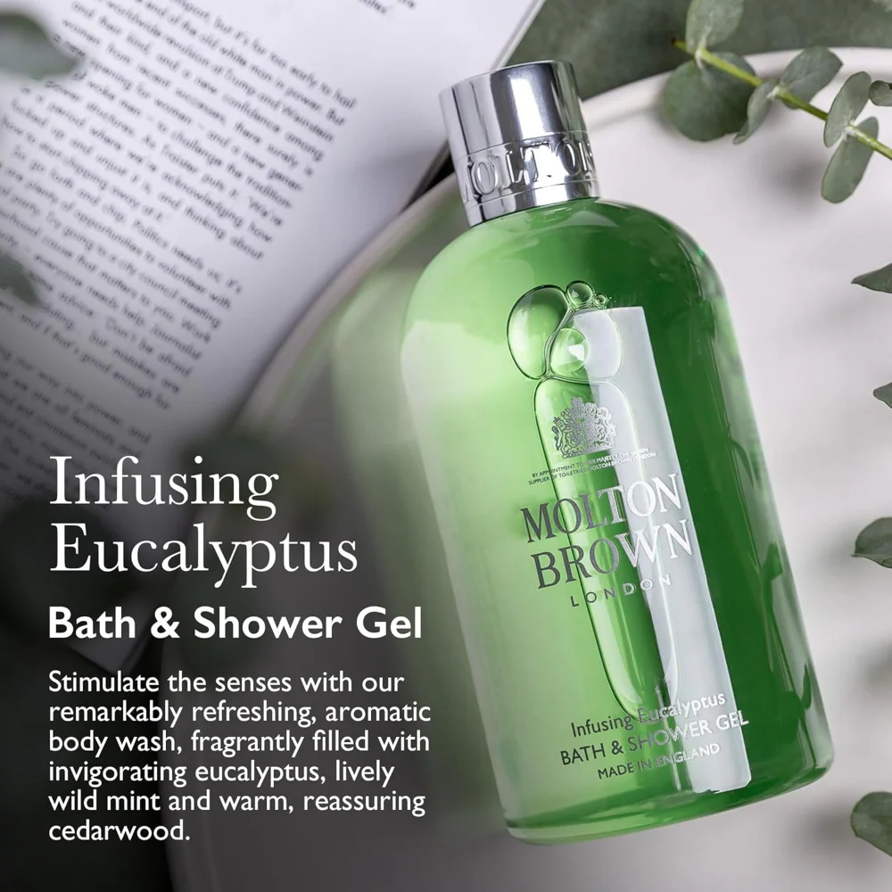 Molton Brown Infusing Eucalyptus Bath & Shower Gel 300ml - Image 2