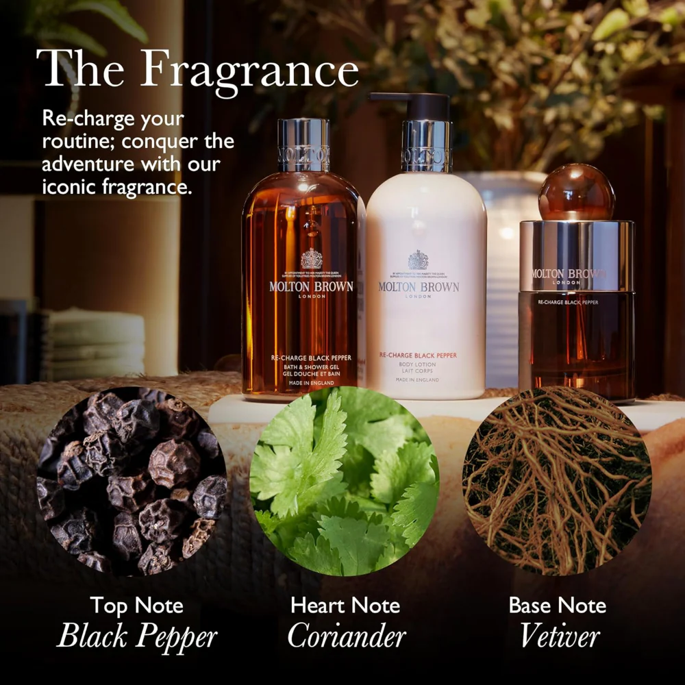 Molton Brown Re-charge Black Pepper Bath & Shower Gel 300ml - Image 3