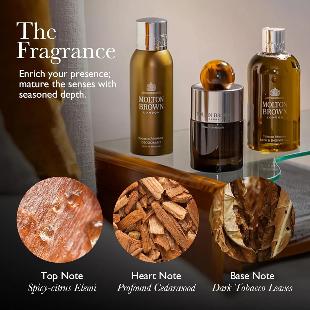 Molton Brown Tobacco Absolute Bath & Shower Gel 300ml - Image 2