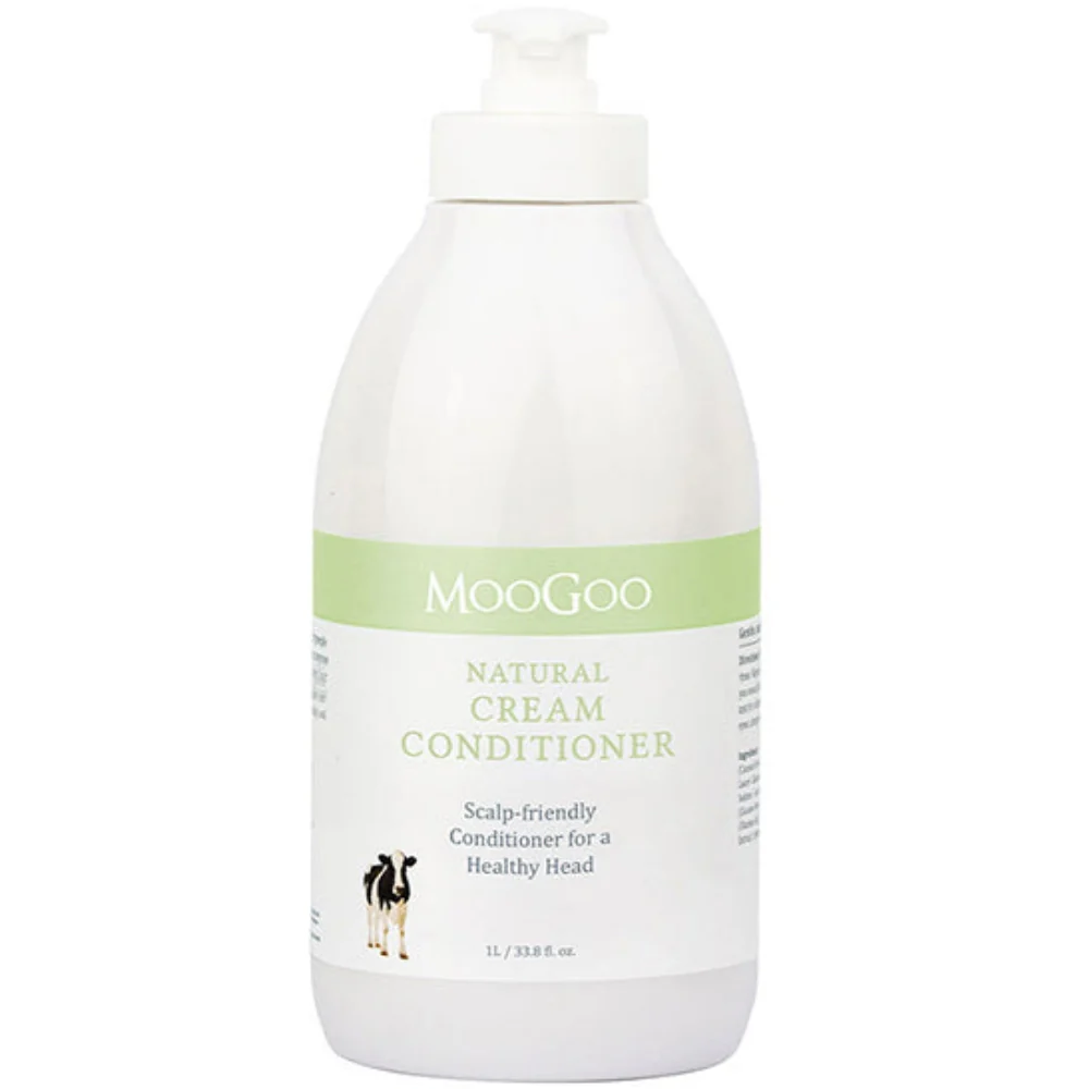MooGoo Natural Milk Scalp-Friendly Shampoo & Conditioner Twin 2 x 1000ml - Image 2