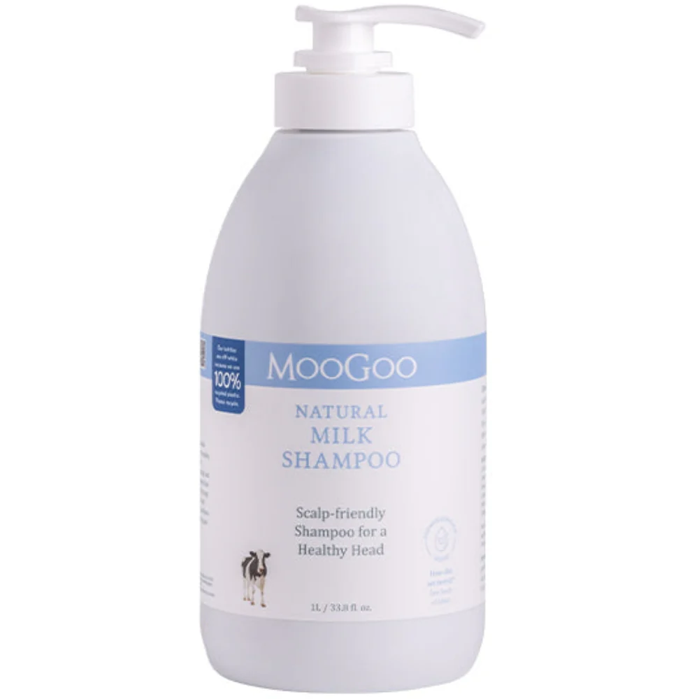MooGoo Natural Milk Scalp-Friendly Shampoo & Conditioner Twin 2 x 1000ml - Image 3