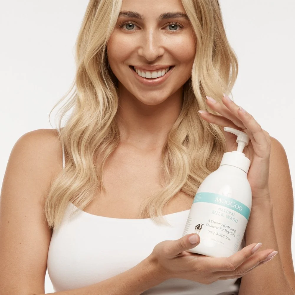 MooGoo Natural Milk Wash Creamy Hydrating Cleanser 500ml - Image 2