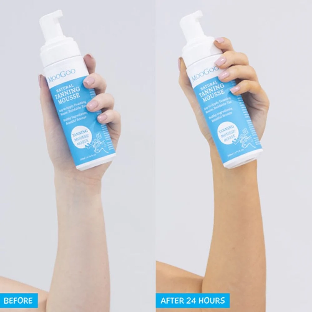 MooGoo Natural Tanning Mousse 200ml - Image 4