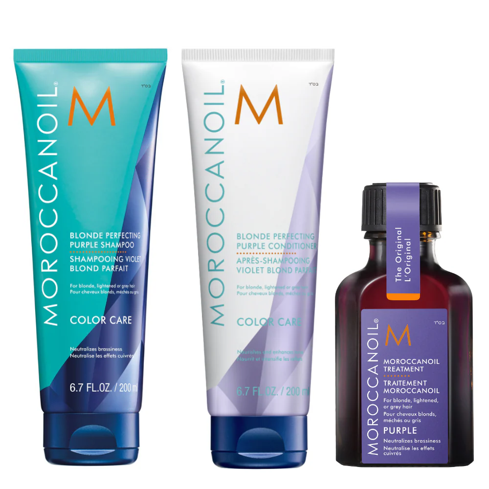 Moroccanoil Blonde Perfecting Trio - Image 2