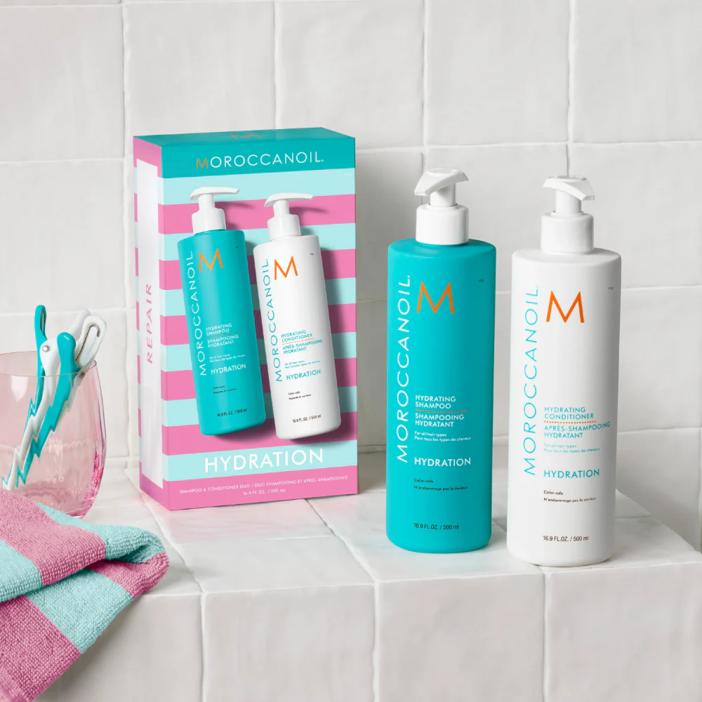 Moroccanoil Hydrating Shampoo & Conditioner Duo 2 x 500ml - Image 2