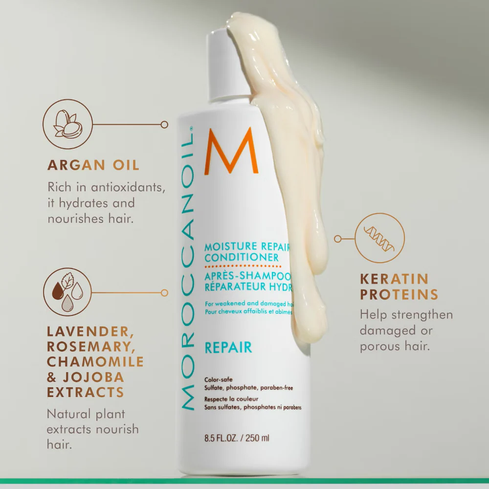 Moroccanoil Moisture Repair Shampoo & Conditioner Duo 2 x 500ml - Image 4