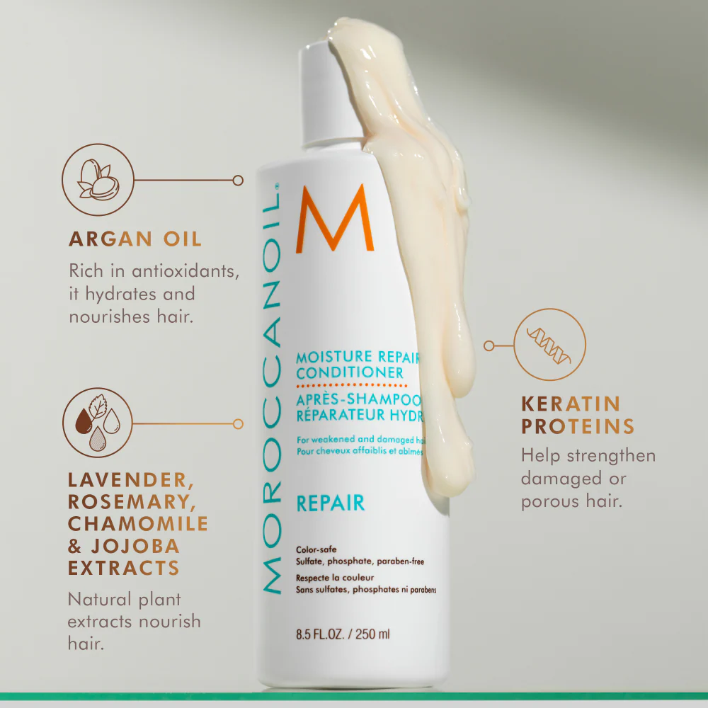 Moroccanoil Moisture Repair Shampoo & Conditioner Duo 2 x 500ml - Image 4