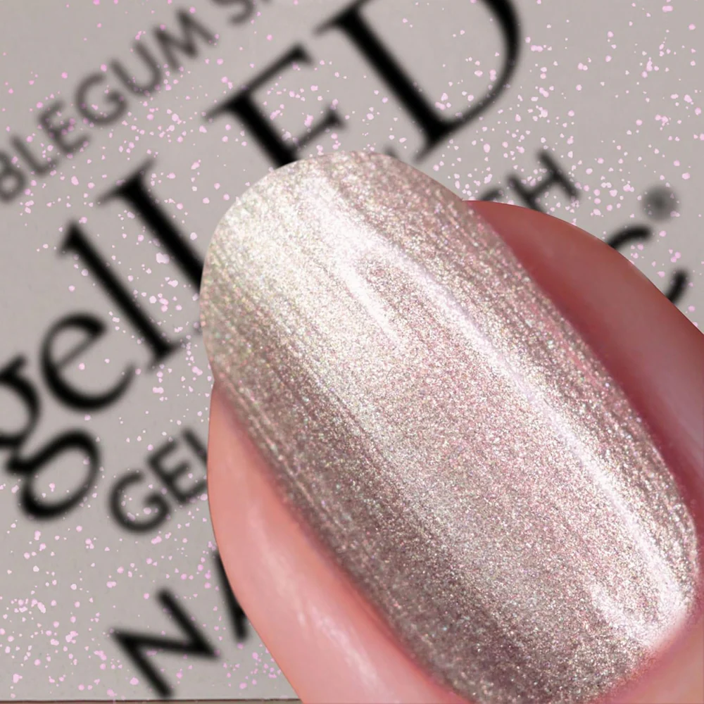 Nails Inc. gelLED Bubblegum Shine Gel LED Nail Polish 10ml - Image 2