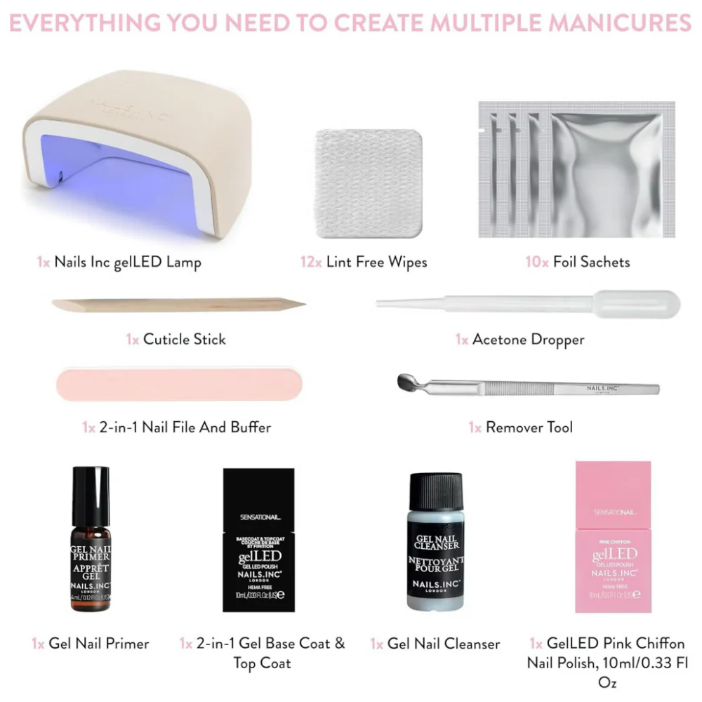 Nails Inc. gelLED LED Gel Manicure Starter Kit - Image 2