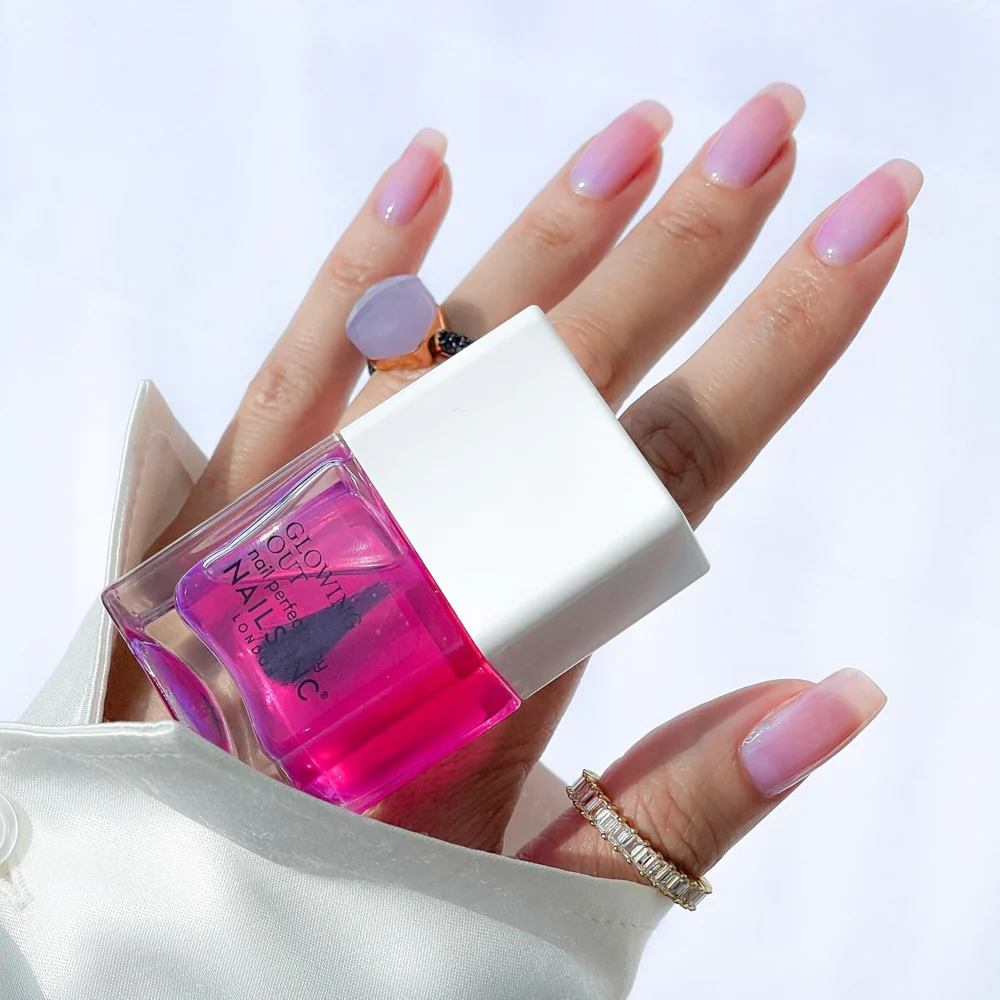 Nails Inc. Glowing My Way Glow-Enhancing Nail Perfector 14ml - Image 2