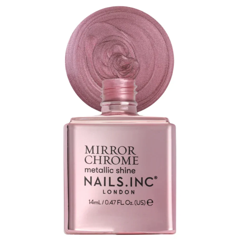 Nails Inc. Mirror Chrome High Shine Metallic You're Being Chromatic Nail Polish 14ml - Image 2