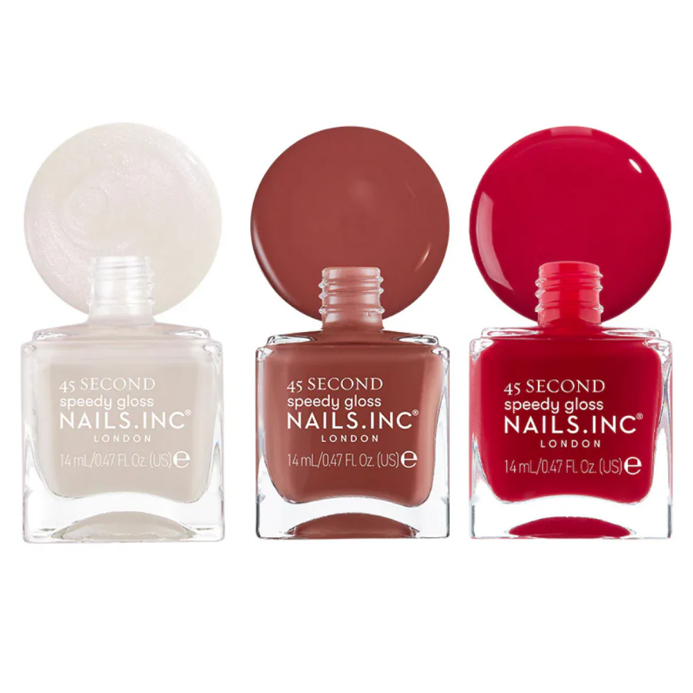 Nails Inc. Spicy Margarita Nail Polish Trio 3 x 14ml - Image 2