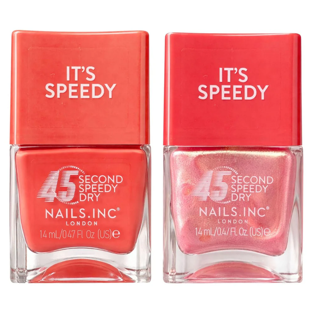 Nails Inc. Sun, Sea & Spritz Nail Polish Duo 2 x 14ml - Image 2