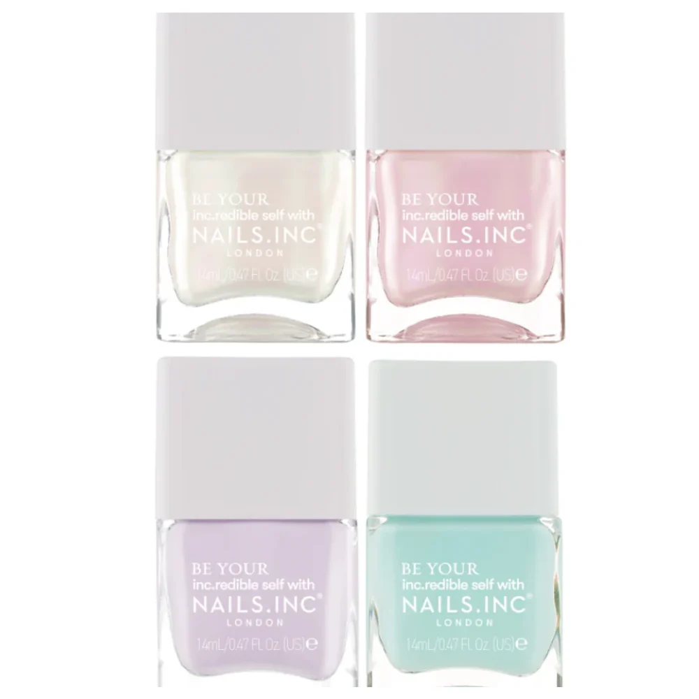 Nails Inc. The Glow Story Hyaluronic Acid Infused Nail Polish Set 4 x 14ml - Image 3