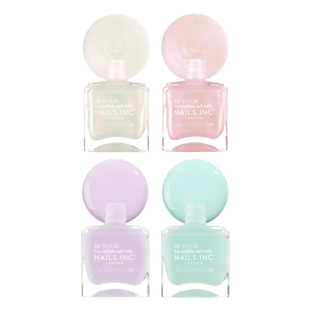 Nails Inc. The Glow Story Hyaluronic Acid Infused Nail Polish Set 4 x 14ml - Image 4