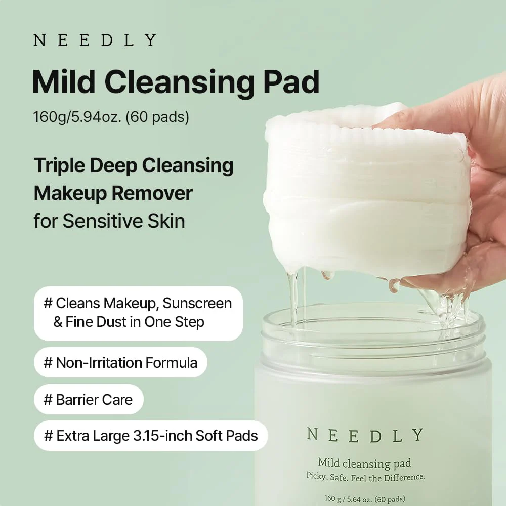 Needly Mild Cleansing Pads x60 - Image 3