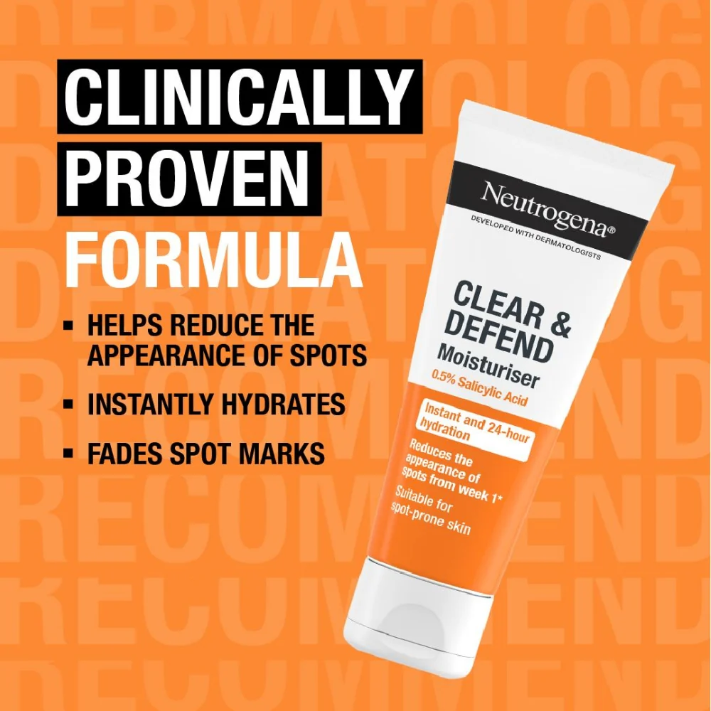 Neutrogena Clear & Defend Moisturiser 50ml - Image 4