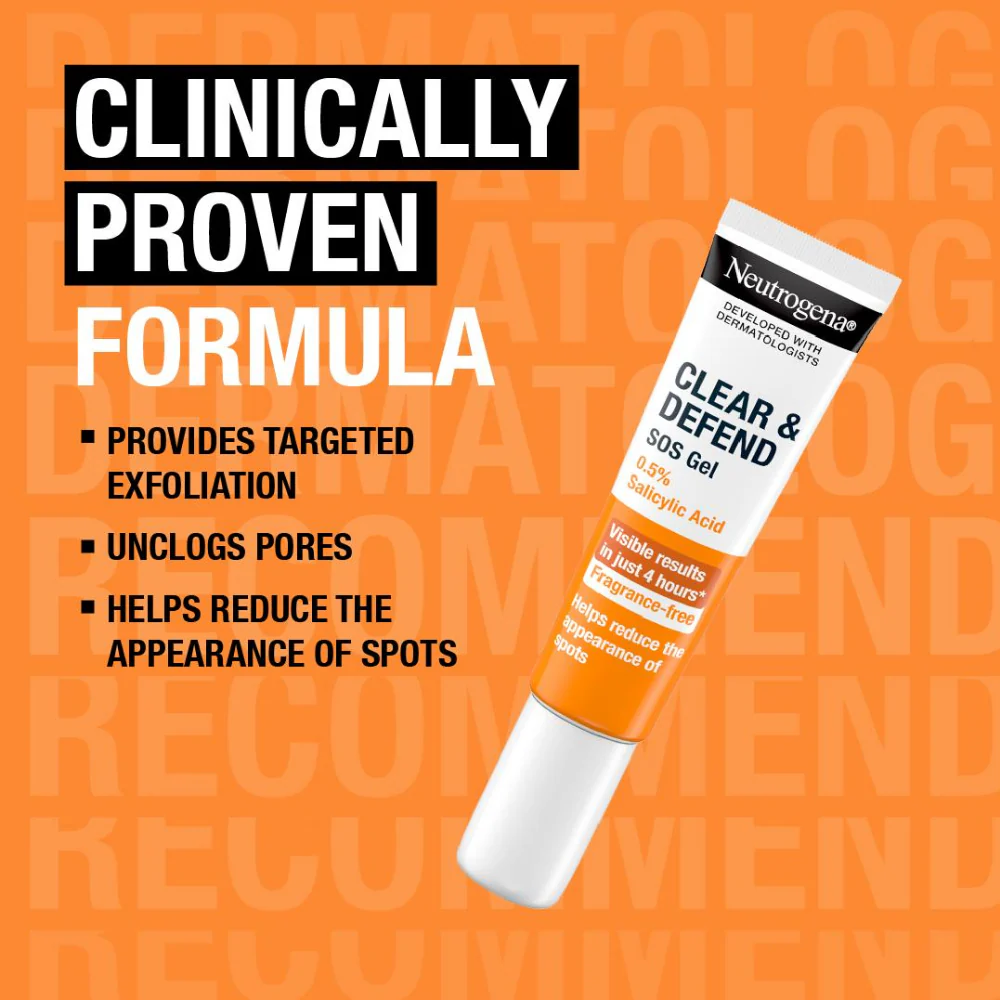 Neutrogena Clear & Defend Rapid Clear Treatment Gel 15ml - Image 4