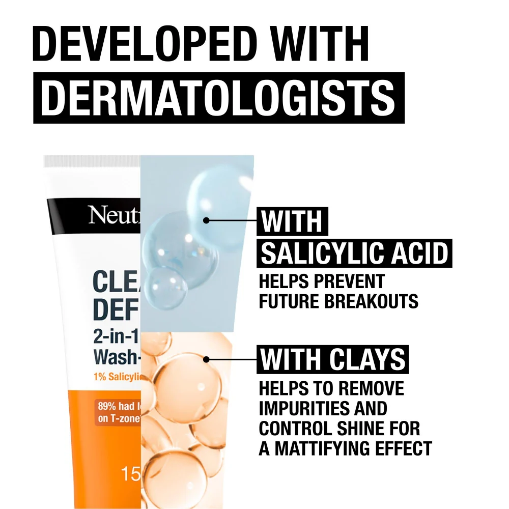 Neutrogena Clear & Defend Wash Mask 150ml - Image 5