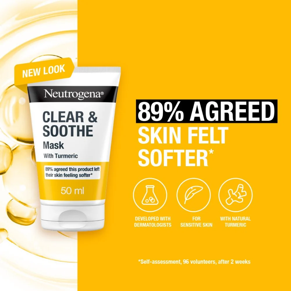 Neutrogena Clear & Soothe Clay Mask 50ml - Image 2