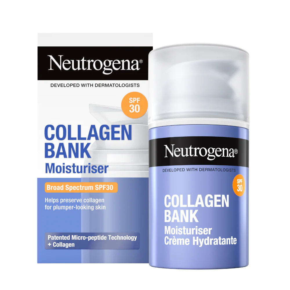 Neutrogena Collagen Bank Moisturiser Sunscreen SPF30 50ml - Image 2