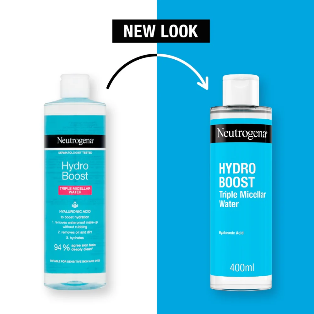 Neutrogena Hydro Boost Triple Micellar Water 400ml - Image 3