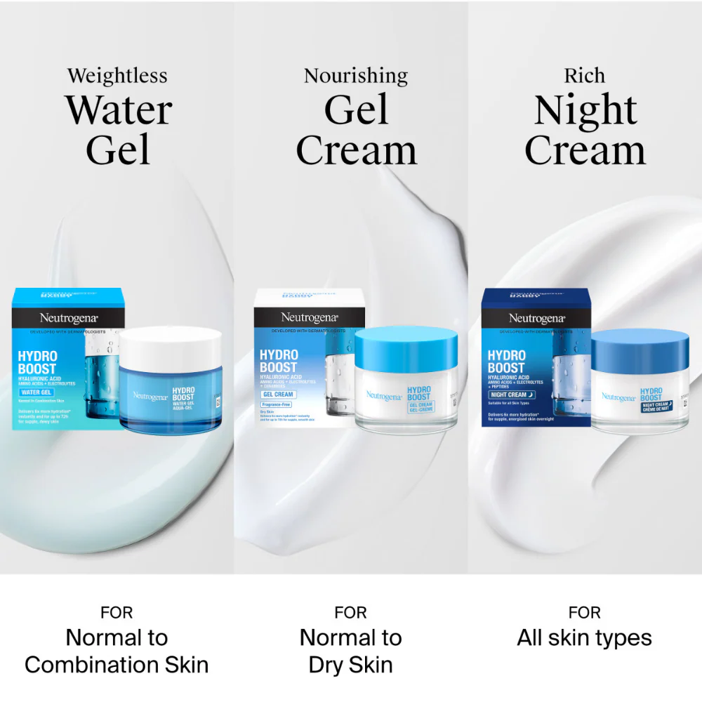 Neutrogena Hydro Boost Water Gel Moisturiser 50ml - Image 8