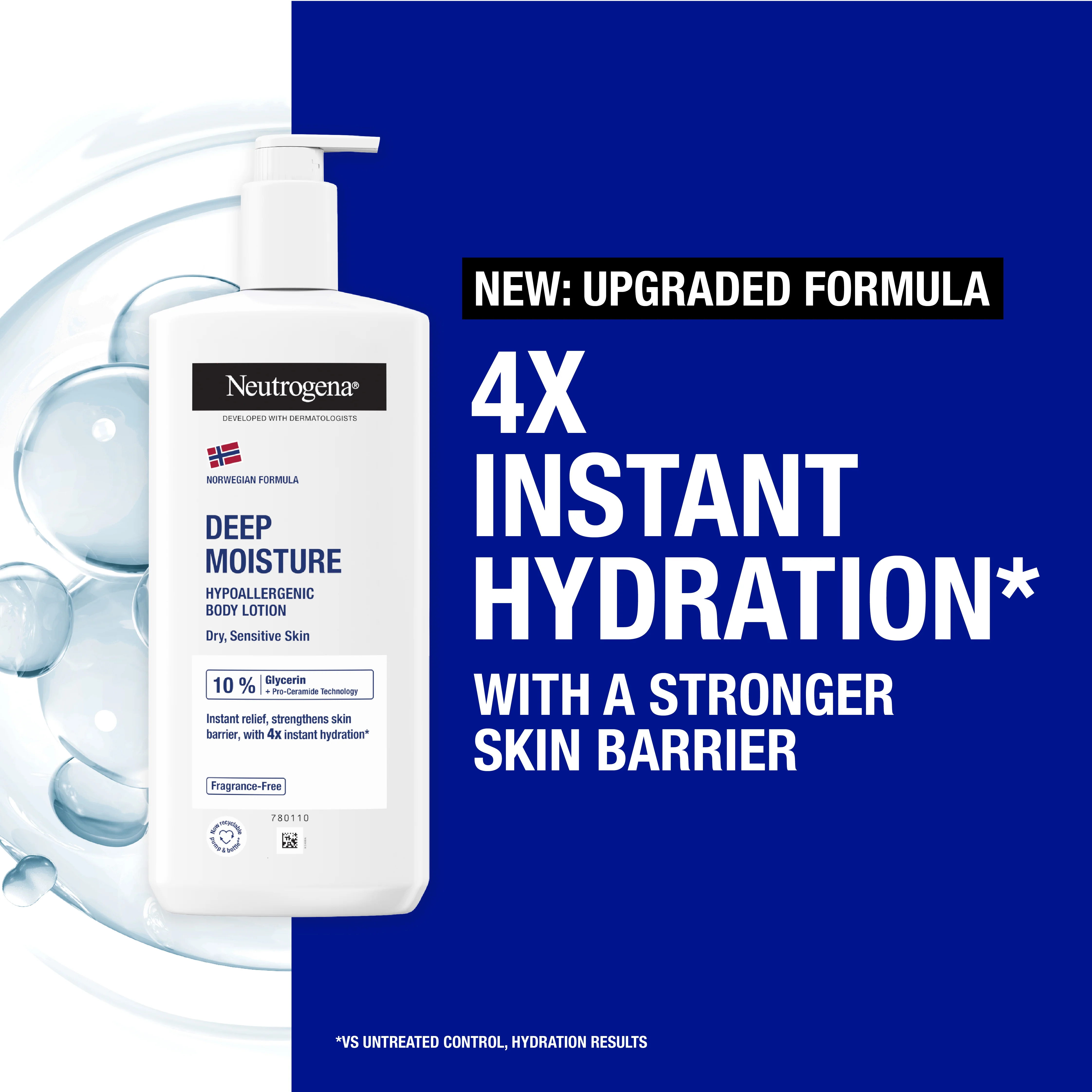 Neutrogena Norwegian Formula Deep Moisture Hypoallergenic Body Lotion 400ml - Image 4