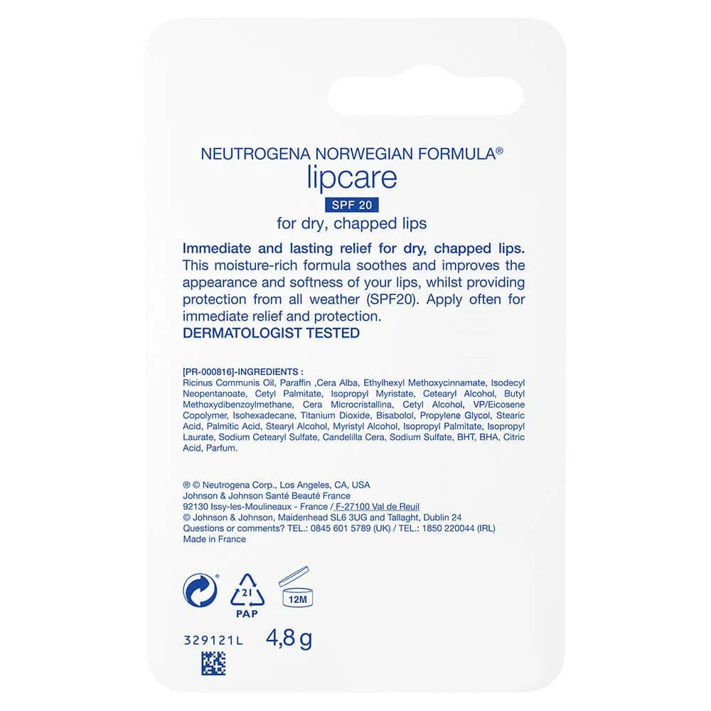 Neutrogena Norwegian Formula Lipcare SPF20 4.8g - Image 2