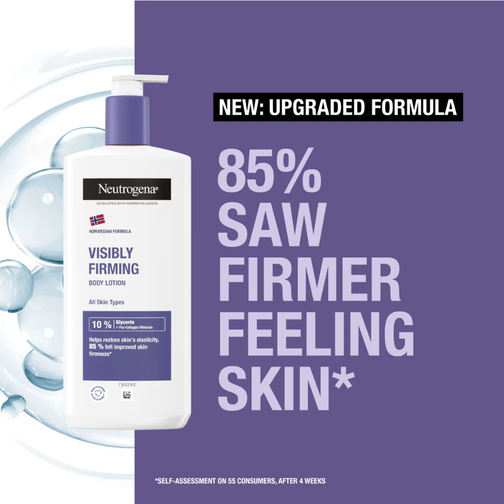 Neutrogena Norwegian Formula Visibly Renew Firming Supple Touch Body Lotion 400ml - Image 3