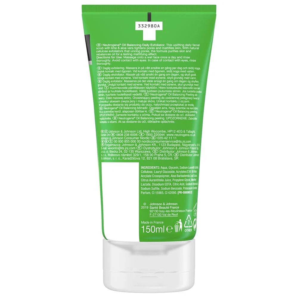 Neutrogena Oil Balancing Daily Exfoliator 150ml - Image 2