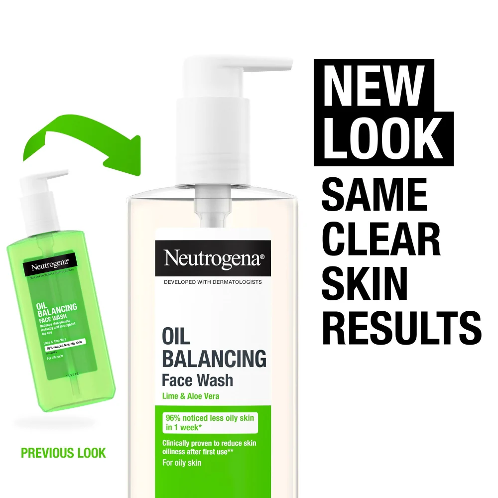 Neutrogena Oil Balancing Facial Wash 200ml - Image 3