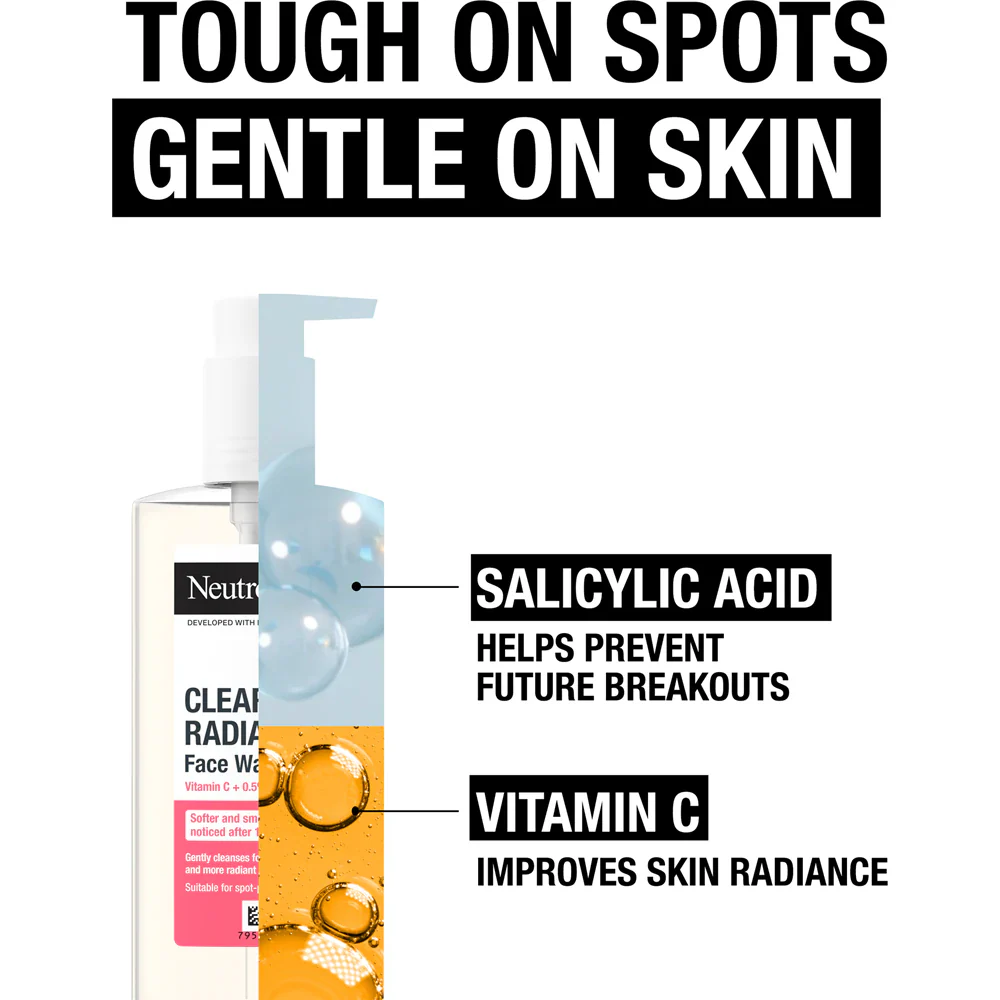 Neutrogena Refreshingly Clear Facial Wash 200ml - Image 3