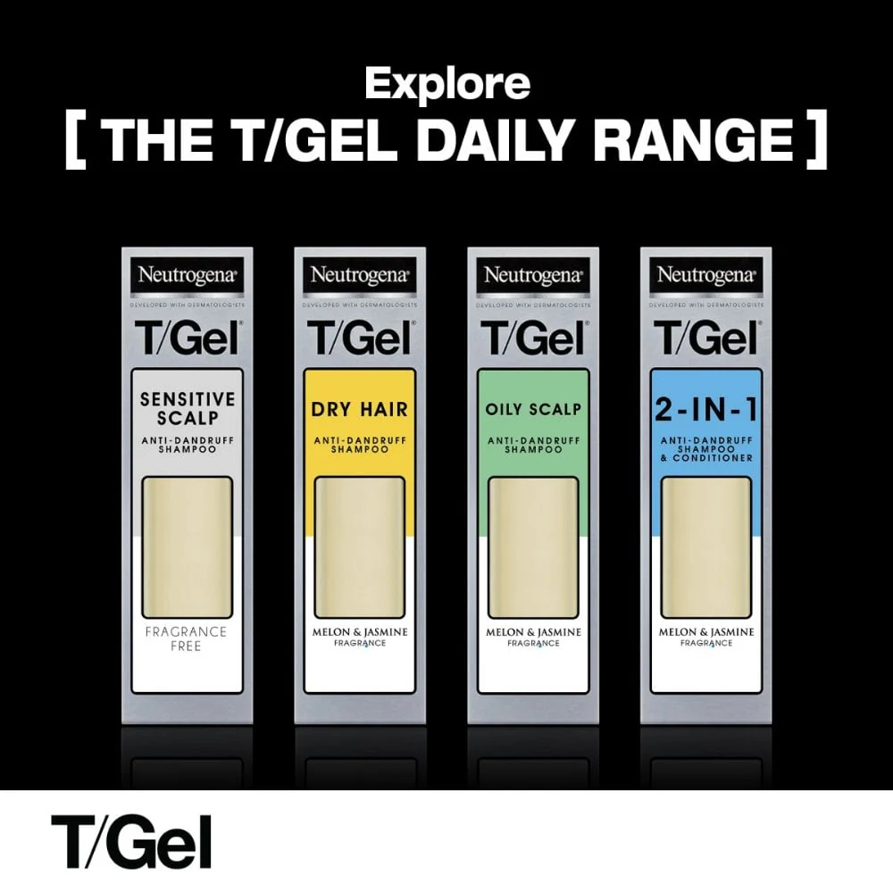 Neutrogena T/Gel Anti-Dandruff Shampoo for Dry Hair 150ml - Image 6