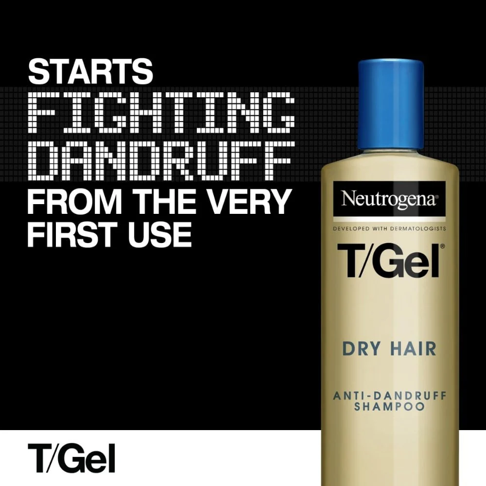 Neutrogena T/Gel Anti-Dandruff Shampoo for Dry Hair 150ml - Image 7