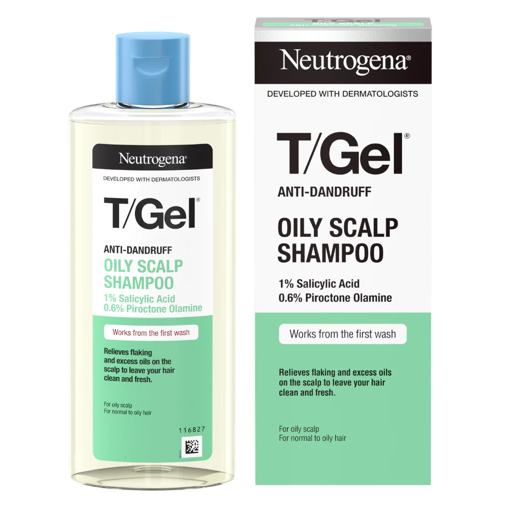 Neutrogena T/Gel Anti-Dandruff Shampoo for Oily Scalp 250ml - Image 2