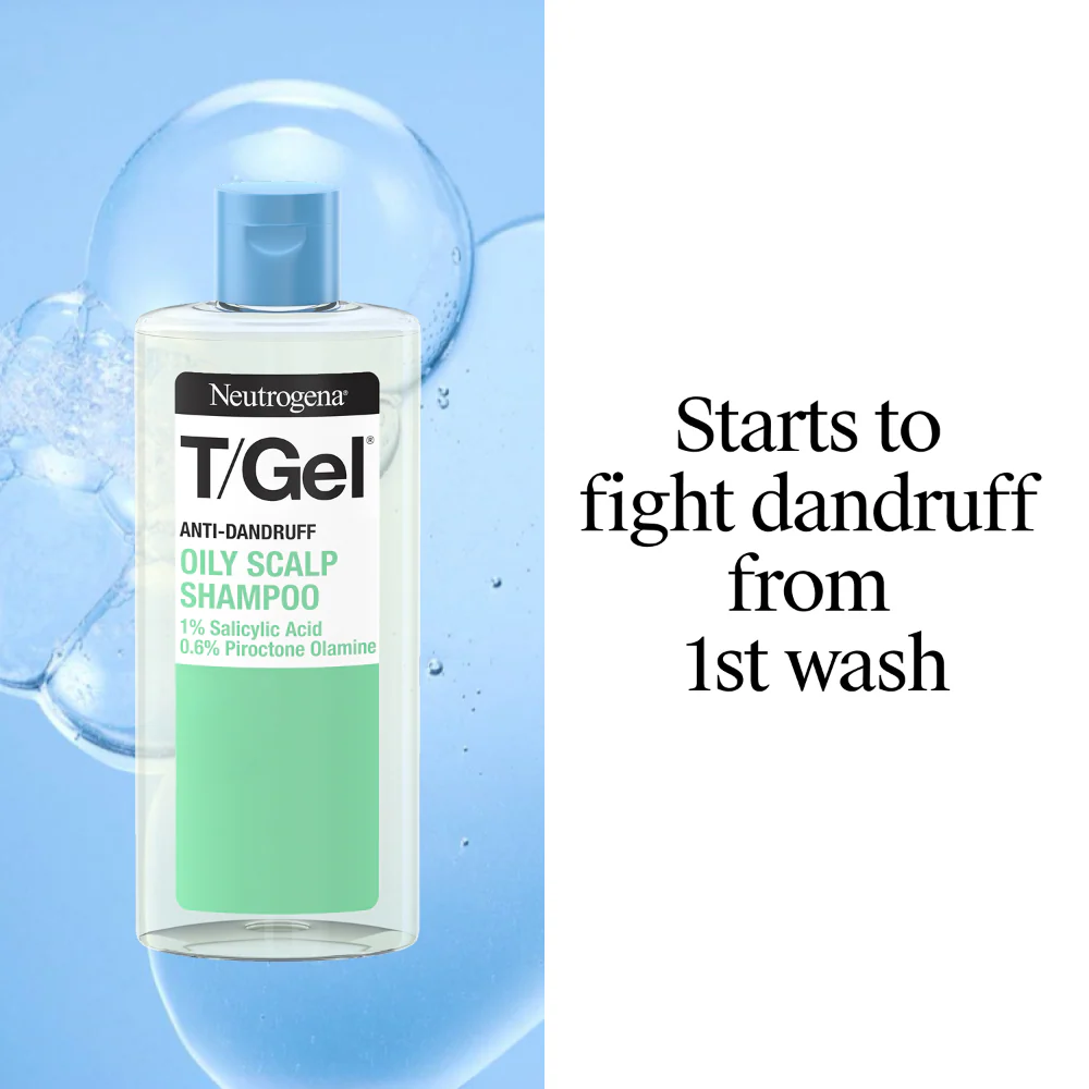 Neutrogena T/Gel Anti-Dandruff Shampoo for Oily Scalp 250ml - Image 5