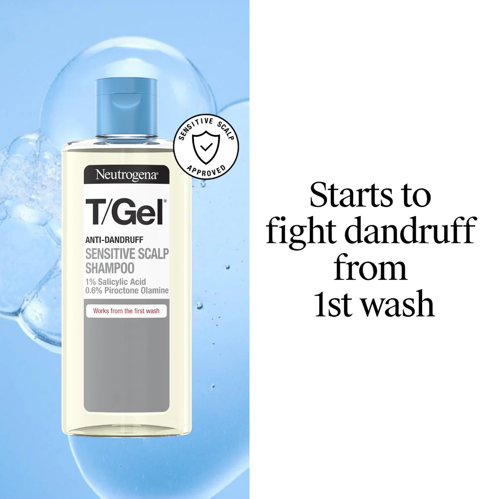 Neutrogena T/Gel Anti-Dandruff Shampoo for Sensitive Scalp 150ml - Image 5