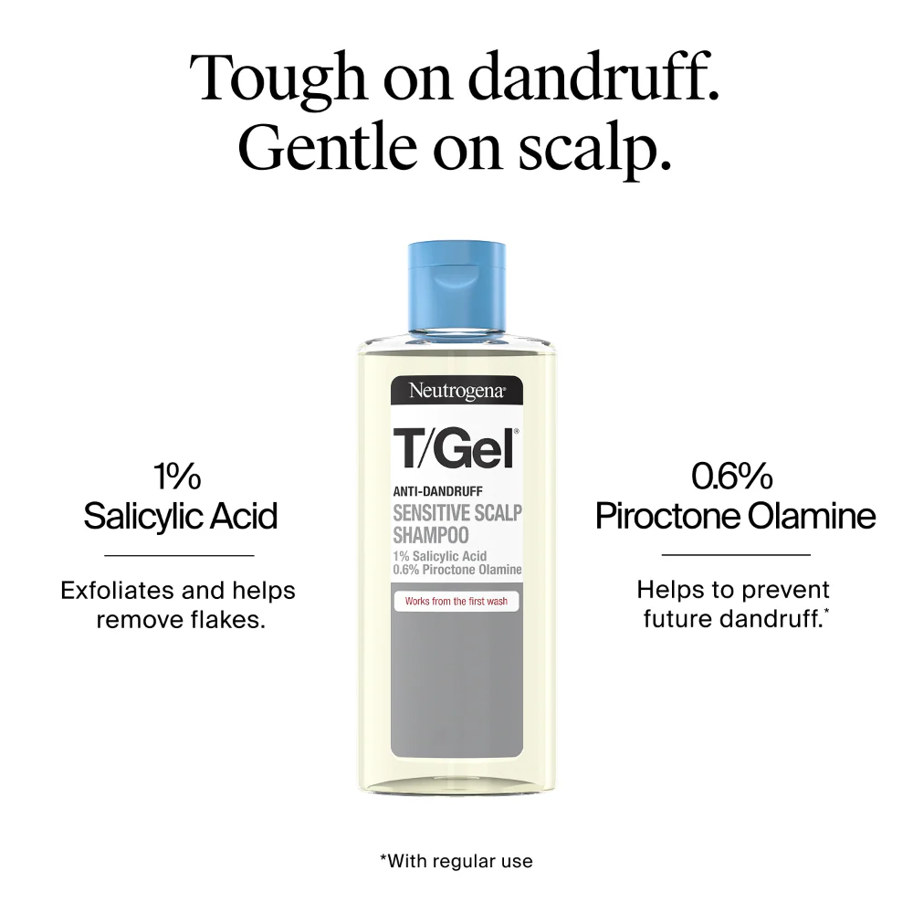Neutrogena T/Gel Anti-Dandruff Shampoo for Sensitive Scalp 150ml - Image 6