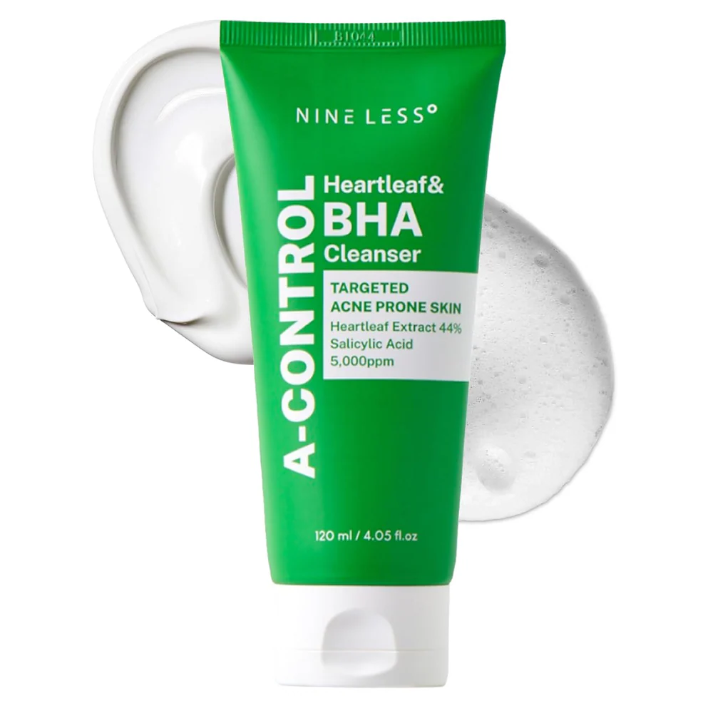 Nineless A-Control Heartleaf & BHA Cleanser 120ml - Image 2