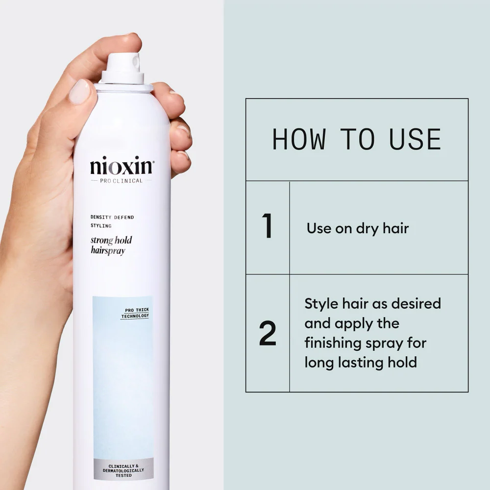 Nioxin 3D Styling Pro Thick Niospray Strong Hold 300ml - Image 4