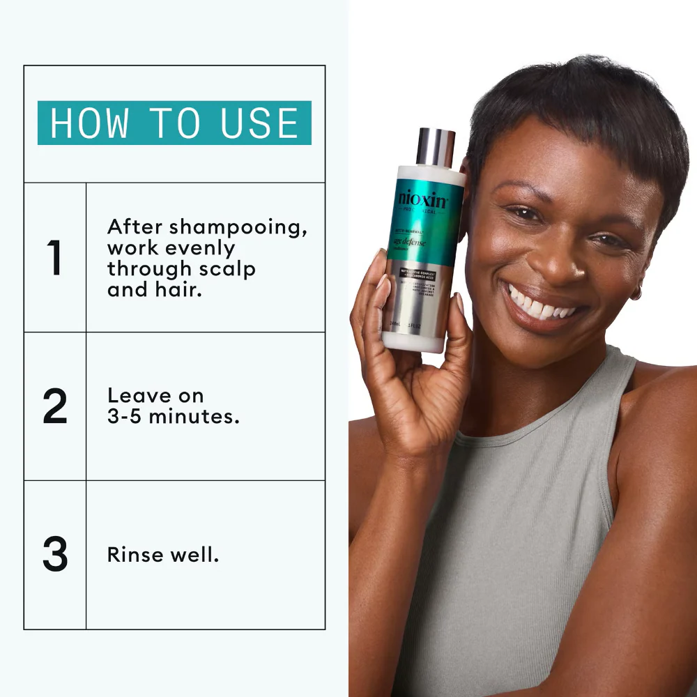 Nioxin Activ-Renewal Age Defence Conditioner 475ml - Image 5
